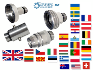 full set of adaptors, lpg, autogas, propane, refill, fill up, car, motorhome, caravan, heating, cooking