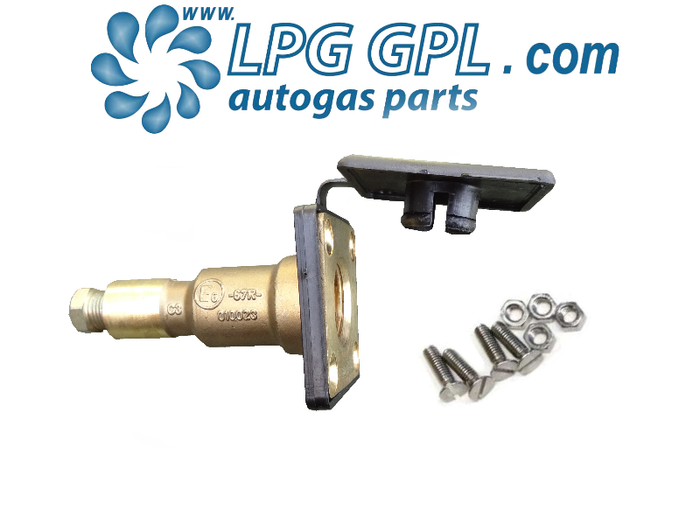 Autogas Filling Point 8mm Straight Stealthy Detachable Olive Fitting