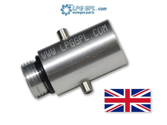 UK Bayonet To W21.8 Autogas LPG Filling Adapter For Flush Fillers