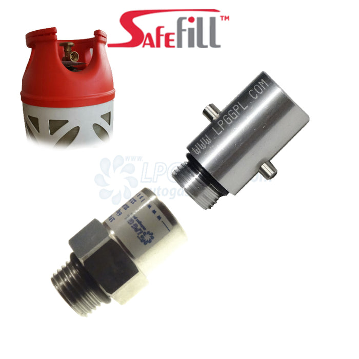 Safefill Gas Bottle Refill Adapter With Bayonet Fitting