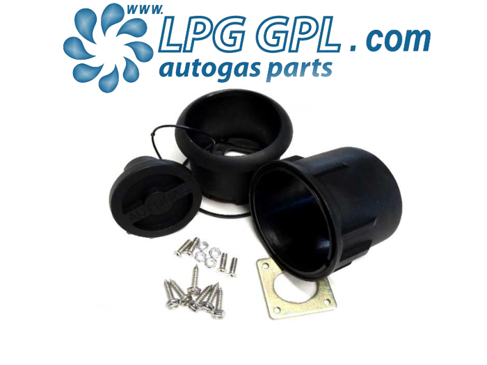 Autogas Filler Mounting Box With Dust Cap Round For Bayonet Filler UK