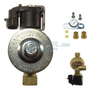 lpg shut off valve, 6mm, with filter, autogas valve, propane solenoid, plug in solenoid