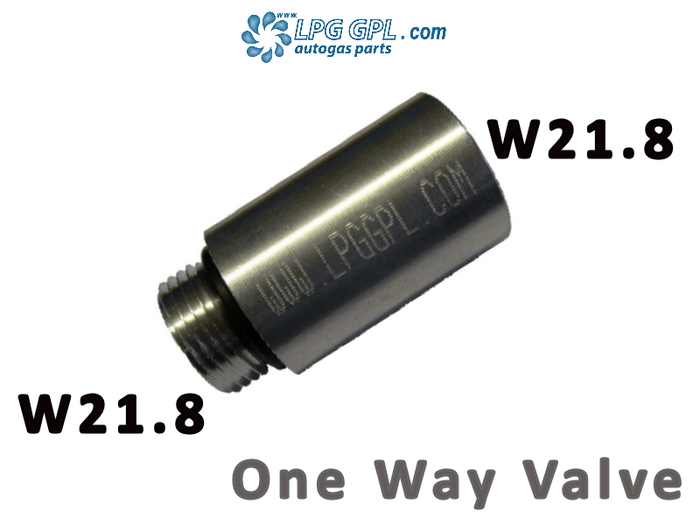 Safety One Way Valve W 21.8 For LPG Propane Filling Adaptors